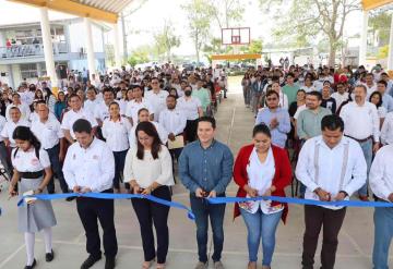 Inauguran obras en Cobatab 06 de Cunduacán