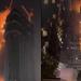 Desalojan a 130 personas por incendio en distrito comercial de Hong Kong
