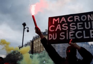 Masiva protesta en Francia contra la reforma de las pensiones