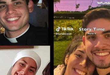 Sacerdote y monja se enamoran, dejan la religión y presumen su amor en TikTok