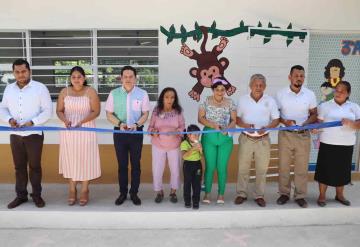 Entregan obra en pro del sector educativo en Cunduacán