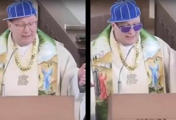 Video: ¡Con mucho flow! Sacerdote da la misa rapeando con sotana, gorra y lentes incluidos