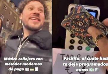 Luisito Comunica muestra a músico callejero que cobra "limosna" con código QR