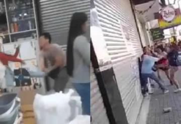 Un comerciante golpea a una empleada y en venganza le saquean la tienda