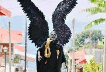 Representación de Lucifer de Viacrucis en Chiapas causa terror