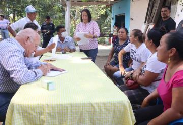 Atienden quejas de habitantes de la ranchería Oriente 2da sección