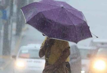 Lluvias fuertes, descargas eléctricas y posible caída de granizo para el sureste del país