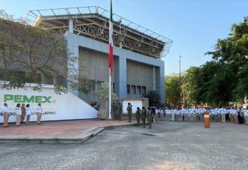 Realiza PEMEX ceremonia cívica correspondiente al mes de mayo