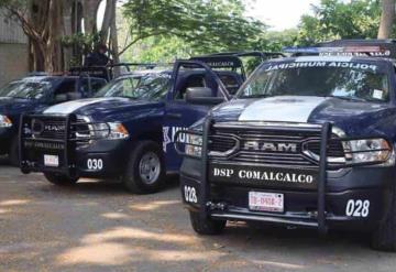 Comando armado roba armas a policías en Comalcalco