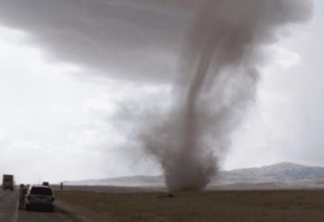 Posible formación de torbellinos o tornados en Chihuahua