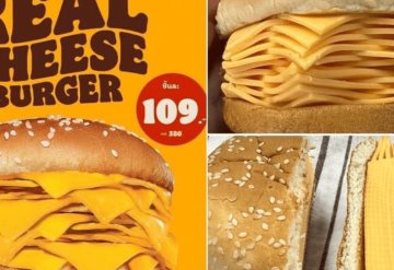 Burger King lanza hamburguesa sin carne pero con 20 rebanadas de queso