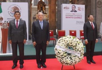 Llama Luisa María Alcalde en homenaje a Juárez a entregar los mejores años para consolidar la transformación del país