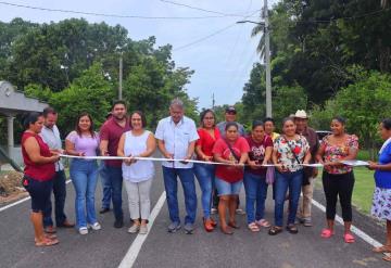 Inauguran obra de rehabilitación de pavimento en beneficio del poblado Cocohital