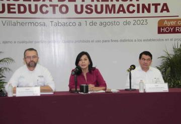 Presentan a medios de comunicación proyecto de Acueducto Usumacinta