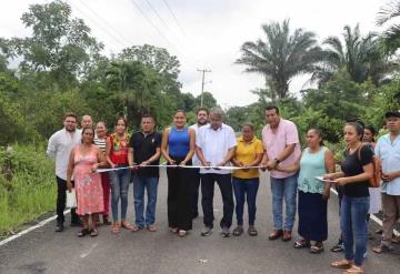 Gobierno de Comalcalco inaugura obra de pavimentación en la ranchería Arena 1ra sección