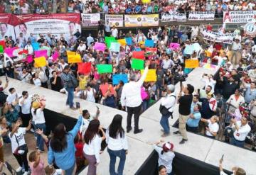 "Seguiremos recorriendo el país con la frente en alto": Adán Augusto López Hernández