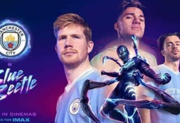 Blue Beetle es apoyado por Manchester City