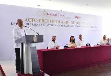 Entregan terreno para construcción de nueva Planta Potabilizadora