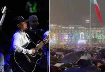 Abuchean a Yahritza y su Esencia en el Zócalo