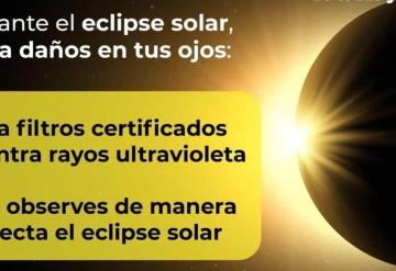 El Daño por ver el eclipse directamente puede ser grave