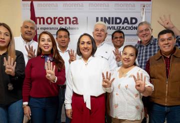 Se registran 9 tabasqueñas y tabasqueños en proceso de MORENA, buscan diputación federal