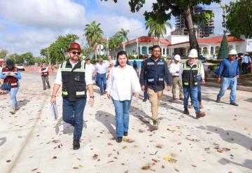 Supervisa Yolanda Osuna construcción del Acueducto Usumacinta; registra avance general de 65 por ciento