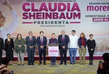 Adán Augusto, Tatiana Clouthier, Noroña, Regina Orozco y Monreal, al equipo de precampaña de Sheinbaum