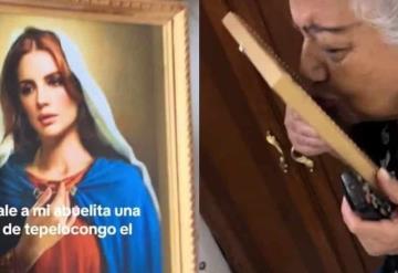 Regala a su abuela imagen de la Virgen con el rostro de Lana Del Rey; mi madrecita linda, reacciona