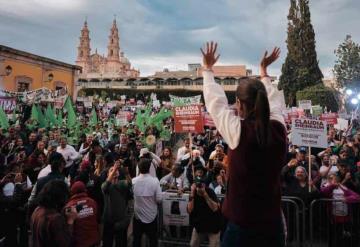 El pueblo de México no quiere que regresen los acuerdos cupulares: Claudia Sheinbaum ante militantes de Lagos de Moreno