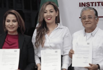 Firma IEPC y Talleres Gráficos Convenio para impresión de papelería electoral 2024