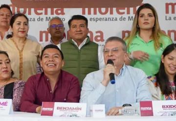 Manuel Rodríguez, fue presentado como representante personal de Claudia Sheinbaum en Oaxaca