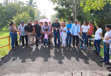 ¡Compromiso cumplido!; Gobierno de Comalcalco inaugura importante obra de rehabilitación de puente tipo cajón en Zaragoza 4ta sección