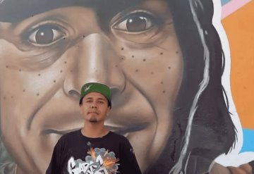 Artista urbano rinde homenaje a ´El Chavo del 8´