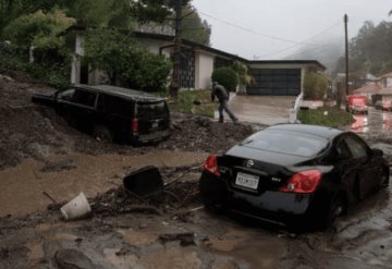 VIDEO: Reportan casi 500 deslaves en California, estado que ha recibido toda la lluvia de un año