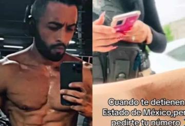 Mujer policía detiene a un hombre que manejaba en el Edomex porque le pareció guapo