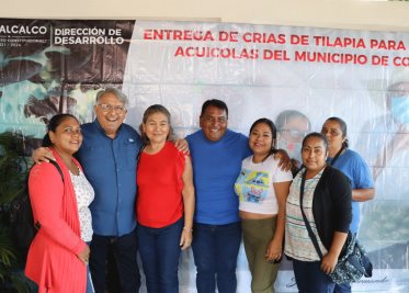 Gobierno de Comalcalco apoya a los productores acuícolas del municipio entregando crías de mojarras Tilapia