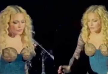 Critican a Madonna por escupir al público en concierto