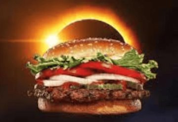 Burger King regalará hamburguesas para festejar eclipse solar