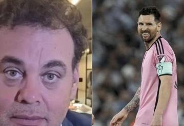 David Faitelson arremete contra la afición de Monterrey por abucheos a Messi: Afición ignorante