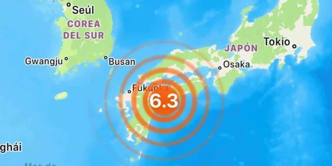 Sismo de magnitud 6.4 sacude Japón