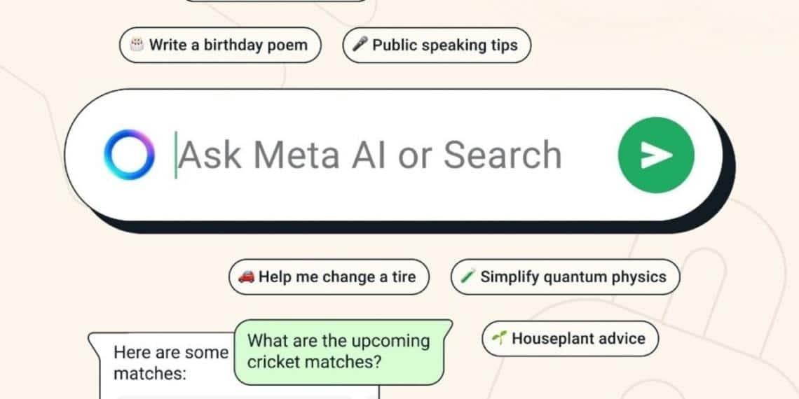 Meta anunció “Meta AI“, un asistente de inteligencia artificial que funcionará en Facebook, Instagram, WhatsApp y Messenger.