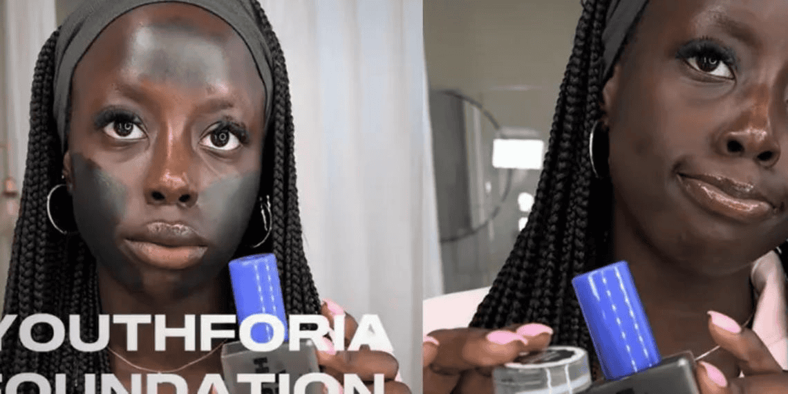 Youthforia es criticada por una base de maquillaje 'inclusiva' que ha sido comparada con 'pintura facial negra'