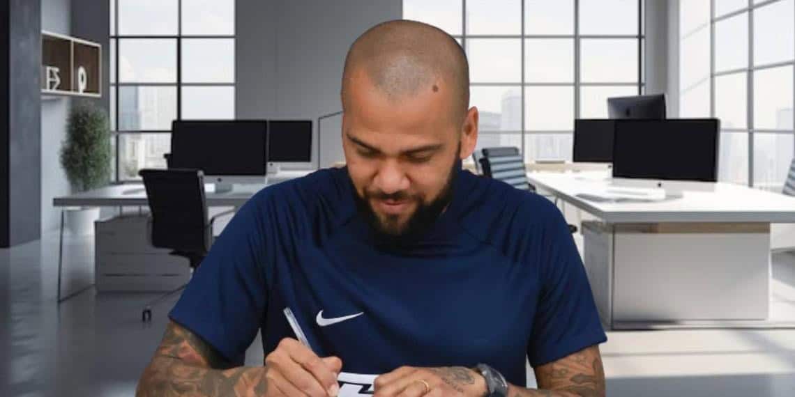 Este es el nuevo empleo del brasileño Dani Alves tras salir de prisión