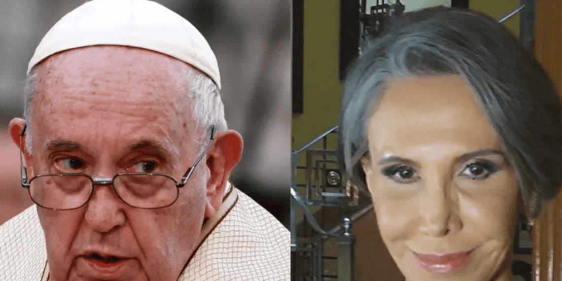 Florinda Meza se reunirá con el Papa Francisco para hablar de comedia; 