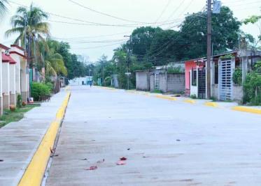 Gobierno de Comalcalco inaugura importante obra de pavimentación con concreto hidráulico en Villa Chichicapa