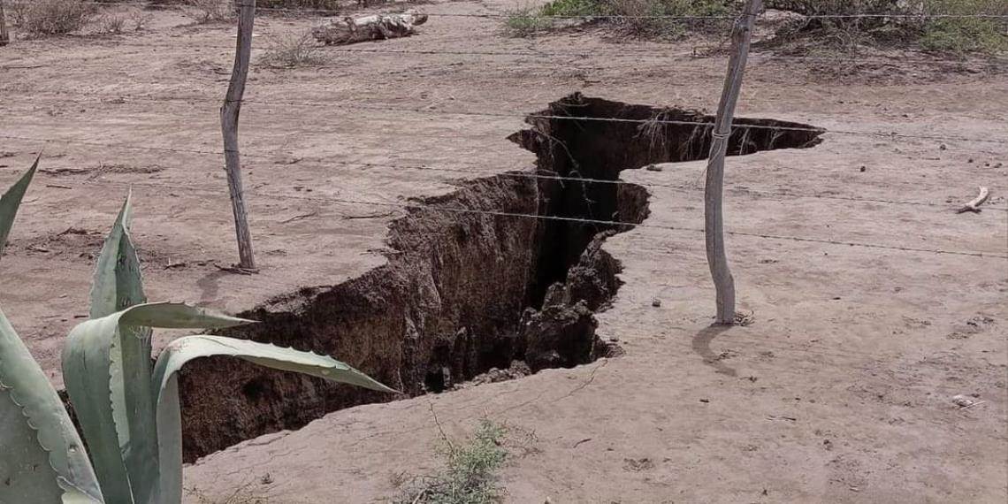 Se abre la tierra en Tula, Tamaulipas; grietas alcanzan hasta 6 km de largo