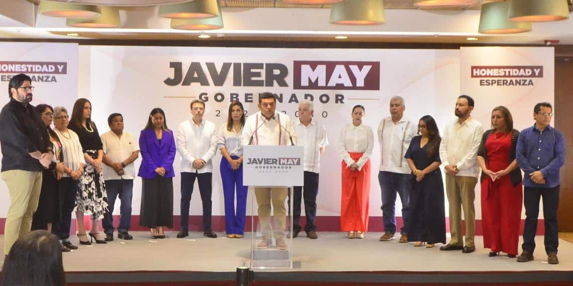 Afirma Javier May, que su gabinete estará al servicio del pueblo