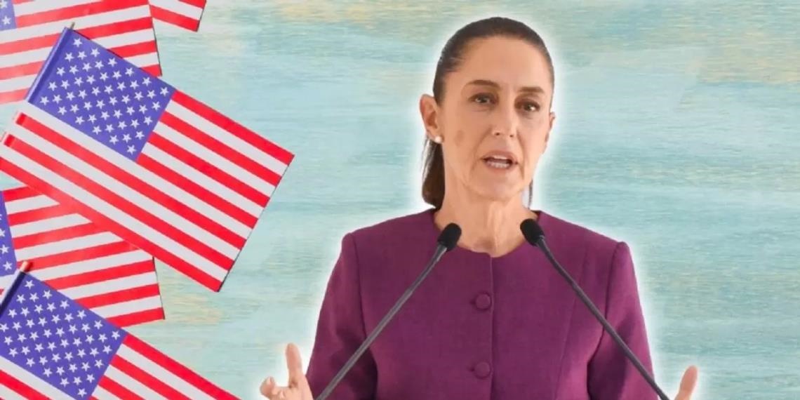 Claudia Sheinbaum da un paso adelante de Estados Unidos.