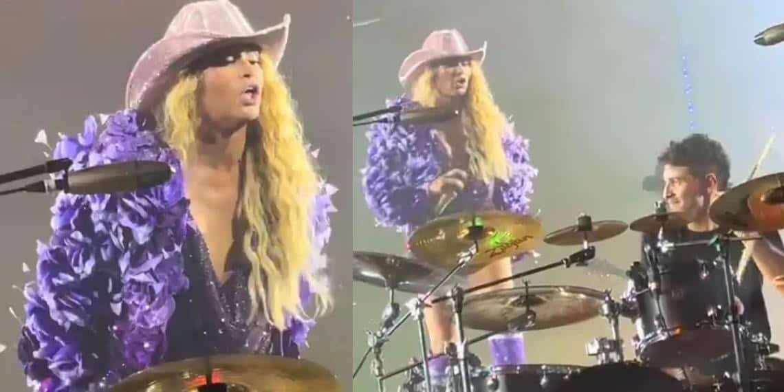 Baterista regañado por Paulina Rubio reacciona a las fuertes críticas: "Sí le ganó la tripa"