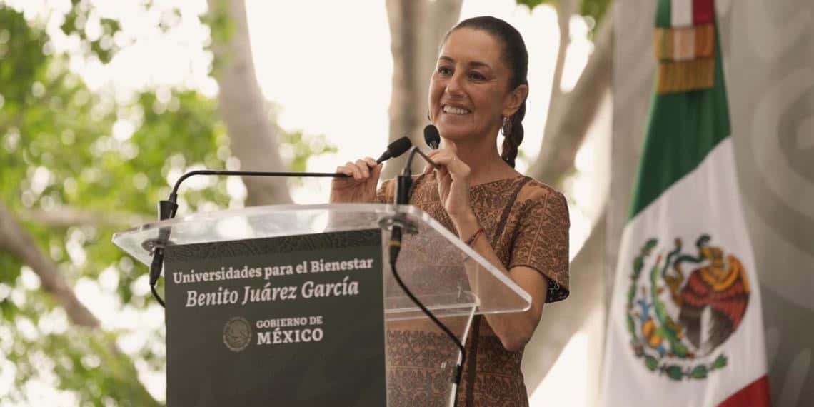 Claudia Sheinbaum va por consolidación de las universidades para el bienestar ´´Benito Juárez´´